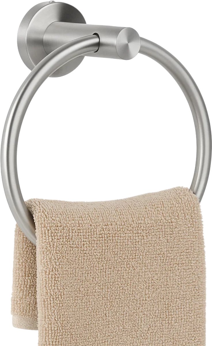 Antusias® Embrace Series - Handdoekhouder - Moderne Handdoekring - RVS - Ø14.5cm - Badkamer en Toilet