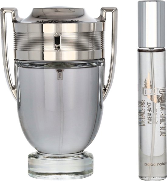 Paco Rabanne Invictus Giftset - 100 ml eau de toilette spray + 20 ml eau de toilette spray - cadeauset voor heren