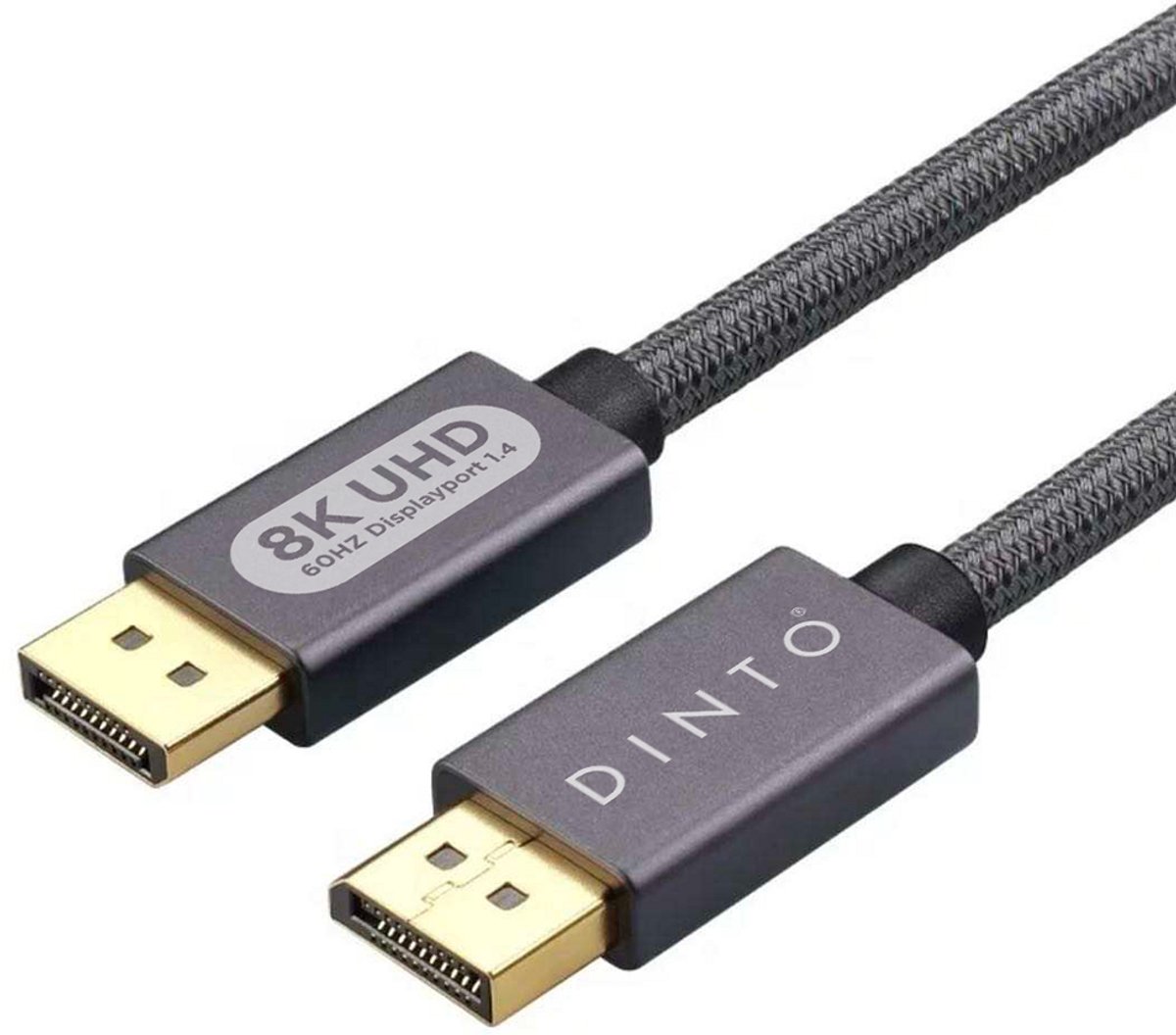DINTO® Displayport kabel 1.4 - 4K + 8K Ultra HD - 32.4GBPS - 5 meter