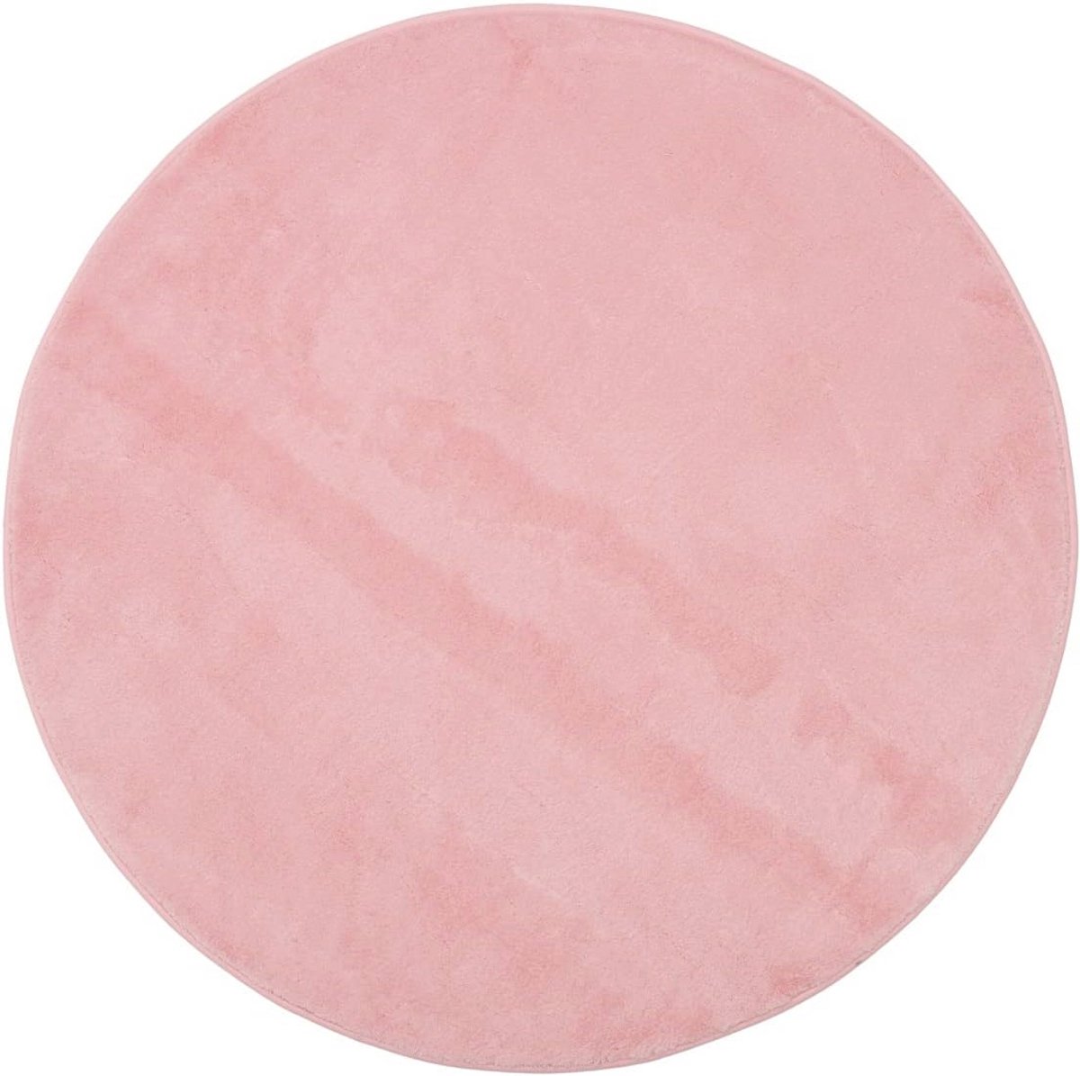 Rond Badtapijt 110 cm - Antiek Roze - Perfect voor Badkamer