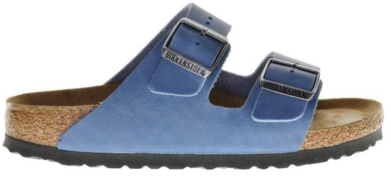 Slippers Birkenstock Arizona Dusty Blue Coupe étroite | Bleu | Nubuck | Taille 43