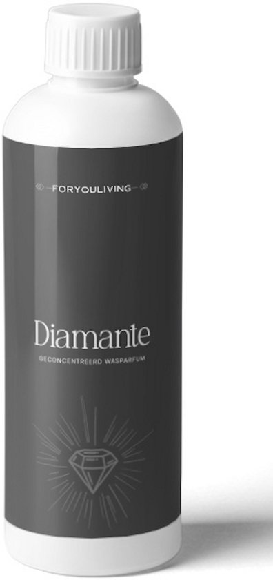 Foryouliving Wasparfum Diamante 500ml - Geurbooster & Wasgeur - Textielverfrisser & Kledingverfrisser - Voordeelverpakking