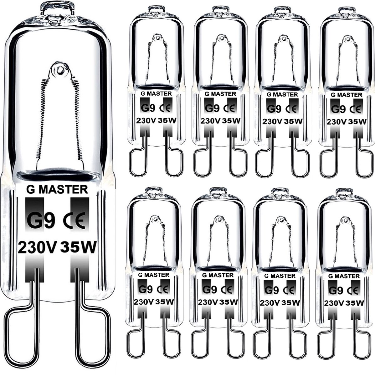 G MASTER® G9 Halogeen lichtbron - 230V - 35w (40W) - 460 lm - Halogeen lamp - Dimbaar - (4 STUKS)
