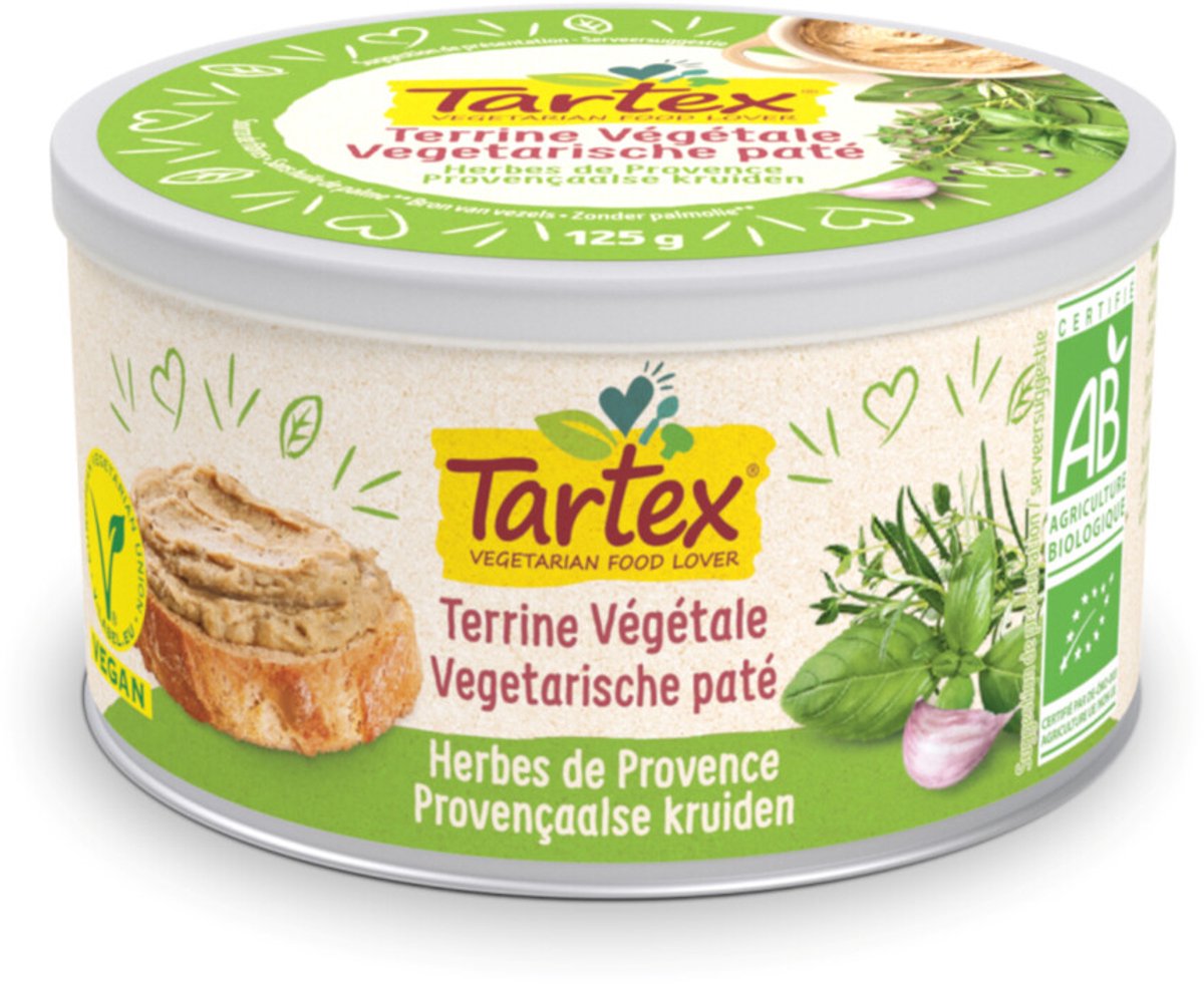 Tartex - Pate Kruiden - 3 x 125 gr - Voordeelverpakking