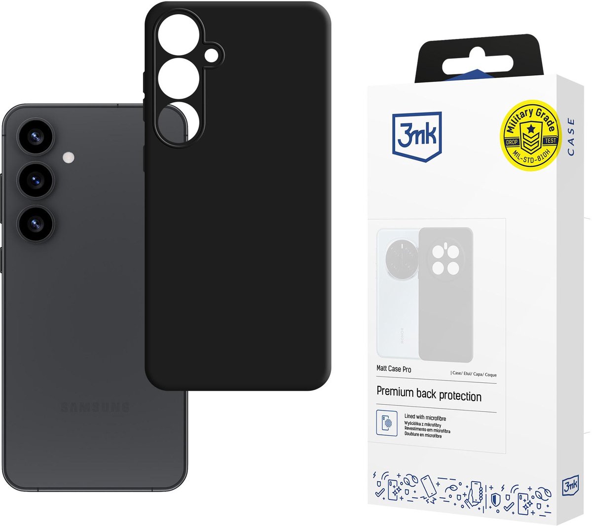 Samsung Galaxy S25+ - 3mk Matte Case Pro