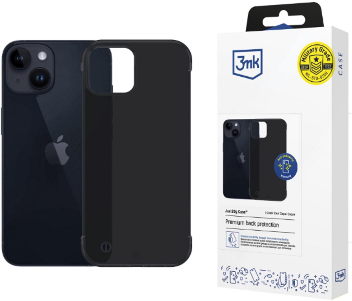 Apple iPhone 14 Pro - 3mk Just20g mat hoesje