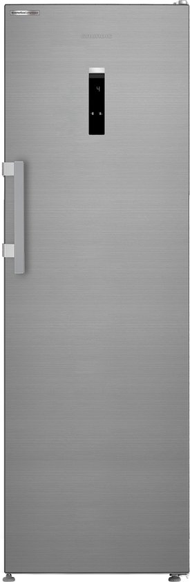 Koelkast Grundig GLPN66820X 447L inox RVS energieklasse E LED verlichting verstelbare leggers