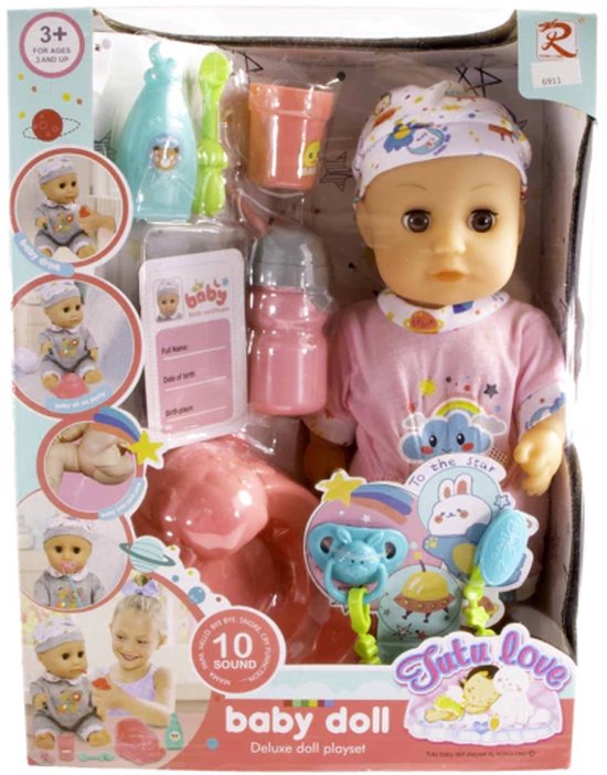 Imaginarium my first BabyBebé - Babypop met zacht hoofd