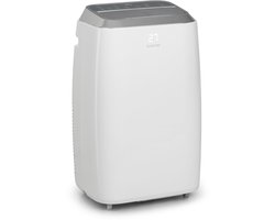 Klarstein Mobiele airconditioner met luchtafvoerslang, 4-in-1 airconditioner met ventilator, luchtontvochtiger & nachtmodus, Kleine & draagbare airconditioner voor thuis & op kantoor, Laag verbruik, 12000 BTU,5 kW voor 56 m² - Afstandsbediening
