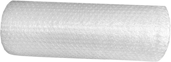 Kortpack - Luchtkussenfolie op rol - 40cm x 10m x 60my - 1 Rol - Transparant - Kleine rol - Bubbeltjesplastic - Luchtkussenfolie - (055.0367)