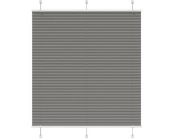vidaXL - Plissé - rolgordijn - 120x150 - cm - stofbreedte - 119,4 - cm - antraciet