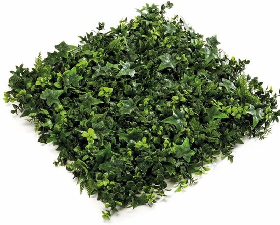 Emerald Kunstplant gemengde mat groen 50x50 cm 4 st 417983 | bol.com