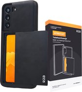 R2B Coque compatible Samsung Galaxy S22 – Étui avec Porte-cartes (3 cartes) – Coque Téléphone avec Protecteur d’Écran – Modèle Utrecht