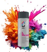 Bombe aérosol CROP RAL 7016 Gris anthracite - Semi-brillant - 400 ml - Peinture aérosol Grijs - 100 % grand teint - Séchage rapide - Intérieur et extérieur - RAL7016