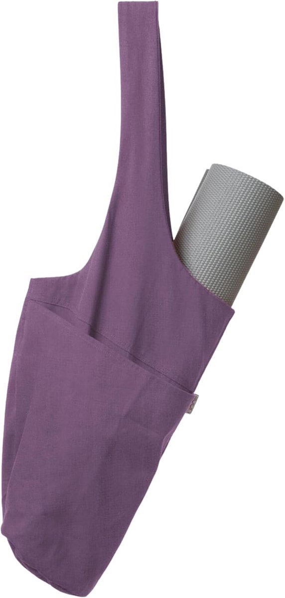 Ibenzoa® Duurzame Yogamat-Opbergtas met Ruime Zijvakken en Ritsvak - Perfect voor Yoga en Reizen