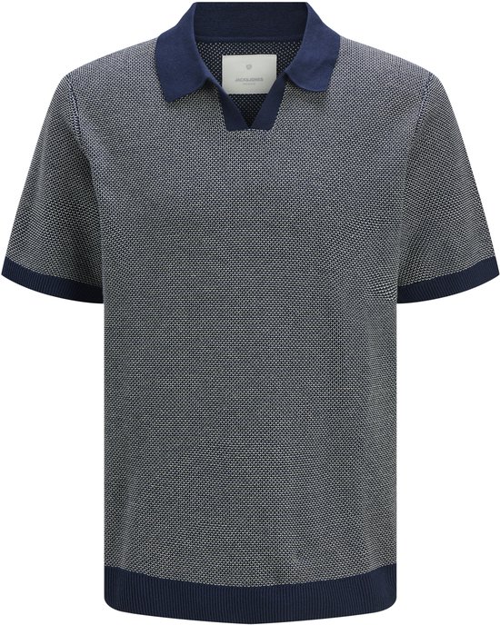 JACK&JONES - JWHCEASTON KNIT SPLIT NECK SS SN - Homme - Polos