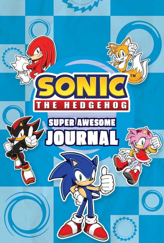 Sonic the Hedgehog Super Awesome Journal - cover