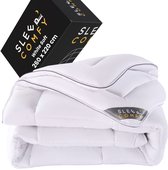 Bol.com Sleep Comfy - White Soft Series | 260x220 cm - All Year Dekbed - Enkel - 30 dagen Proefslapen - Anti Allergie Dekbed - C... aanbieding