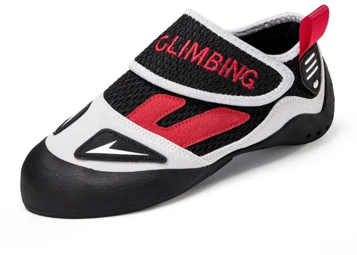 Bovista Boulder Schoenen - Boulderschoenen - Klimschoenen - Heren - Dames - Indoor - Rood - Maat 34