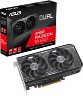 Bol.com ASUS Dual AMD Radeon RX 6600 V3- Videokaart - 8GB - GDDR6 - PCIe 4.0 - 1x HDMI 2.1b - 3x DisplayPort 1.4 aanbieding