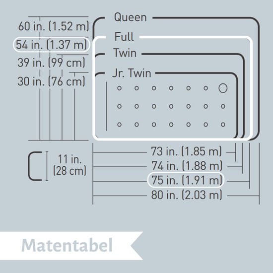Bestway luchtbed - Twijfelaar - 137 x 191 x 28 cm - Blauw - Inclusief pomp en Hoeslaken van Bestway — afbeelding 5