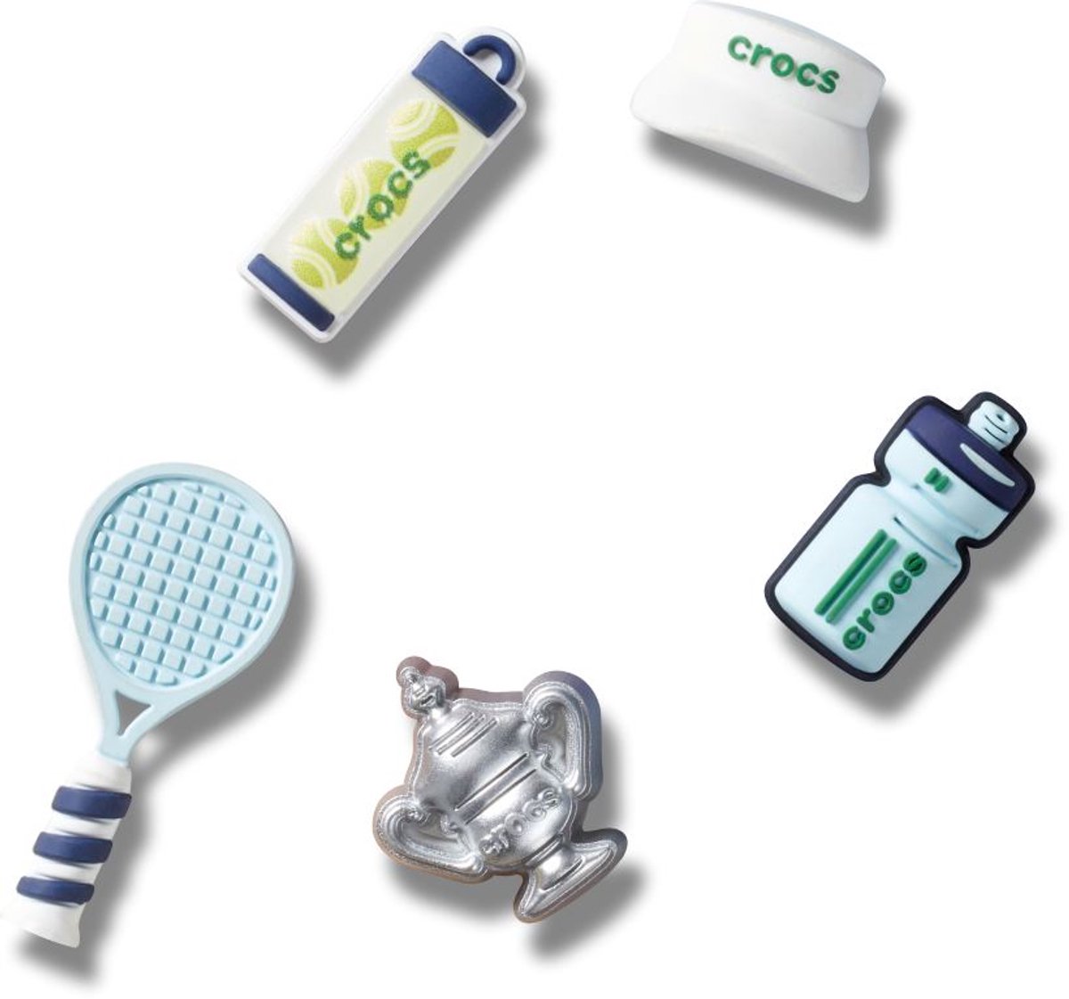 Tennis Game 5 Pack Jibbitz Charm Multi 5 Pack
