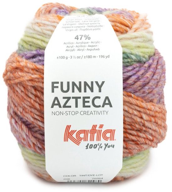 Katia Funny Azteca - 206 najaar - Wol/Acryl Garen