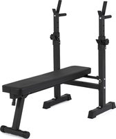 Banc Pliable Compact Gain De Place Banc De Musculation Pliant WINNOW - Plat, Avec Poignée De Transport, Pour Développé Couché, Abdos, Exercices à Domicile Banc Développé Couché Abdos Poignée Transport