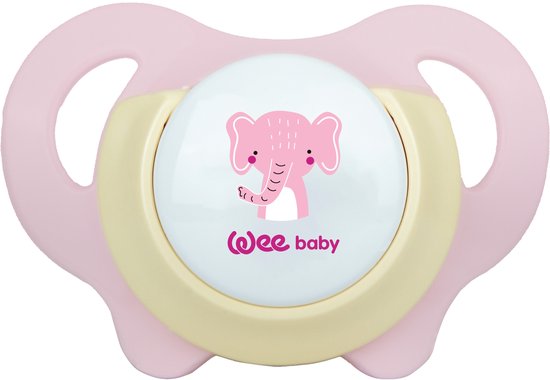 Foto: Weebaby safari olifant no 2 6 18 mnd vlinder siliconen fopspeen mw020947