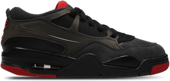 Nike Air Jordan 4 RM GS « Anthracite/Varsity Red » - Baskets pour femmes - Unisexe - Taille 39 - Zwart/Rouge