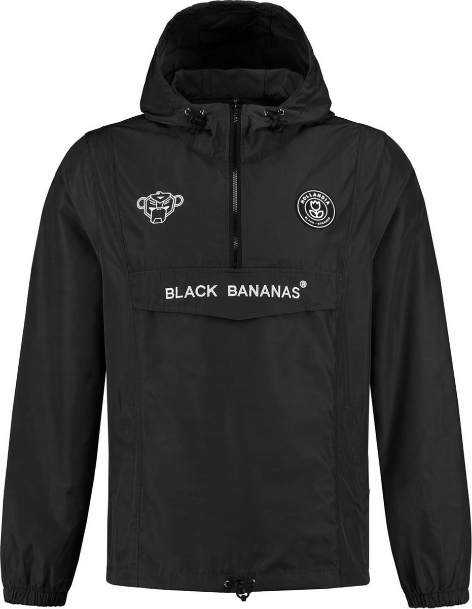 Black Bananas Anorak Windbreaker Black | bol