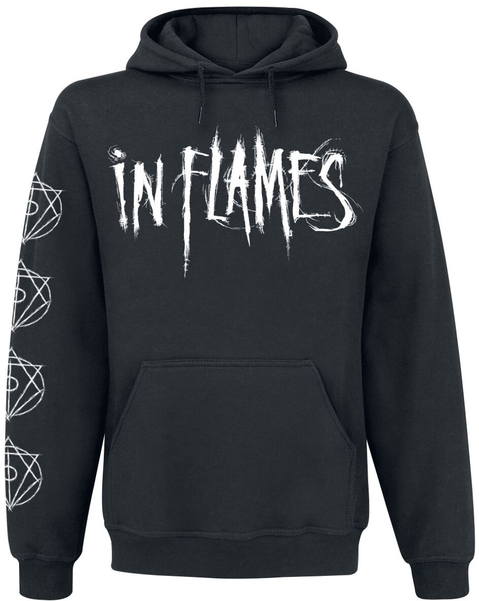 In Flames Jesterhead White Raven Heren Trui met capuchon - zwart - S