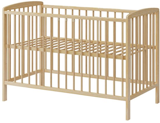 Need Sleep - Babybedje 60x120 cm - Houten Ledikant met Verstelbare Bodem - Naturel - Veilig & Duurzaam