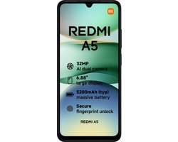 Xiaomi Redmi A5 - 3GB/64GB - Zwart
