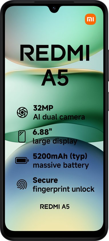 Xiaomi Redmi A5 3GB + 64GB Black Sim フリ XIAOMI REDMI A5 (6.88'' - 3/64GB) BLACK : Amazon.nl: Elektronica