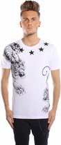Conflict T-shirt Yakuza Tiger White