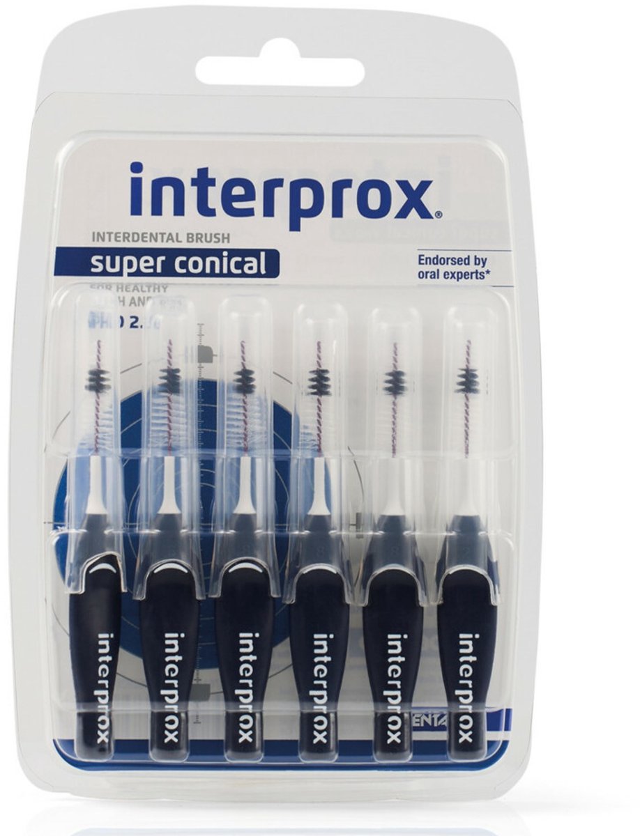 Interprox Ragers Super Conical Donkerblauw PHD 2.0 - 3 x 6 stuks - Voordeelverpakking