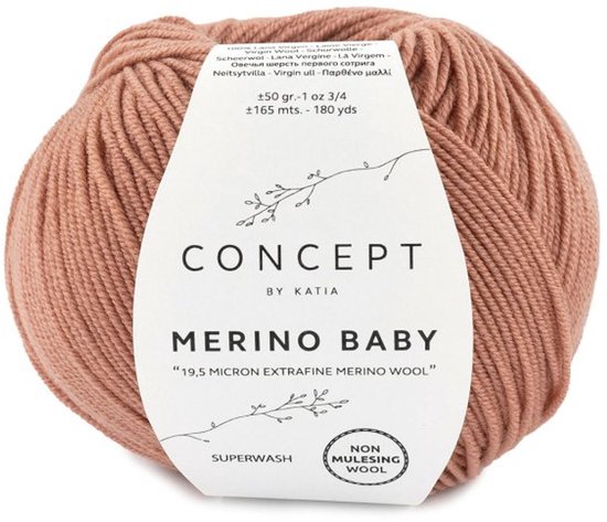 Katia Concept Merino Baby - 98 terrabruin - Wol Garen