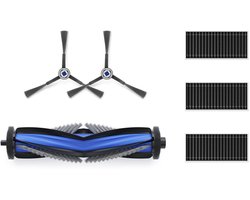 ECOVACS - DEEBOT X8 familie - Standard Service Kit - (1x Hoofdborstel (rubber) 2x Zijborstels (wit) 3x Antibacteriële Filters)