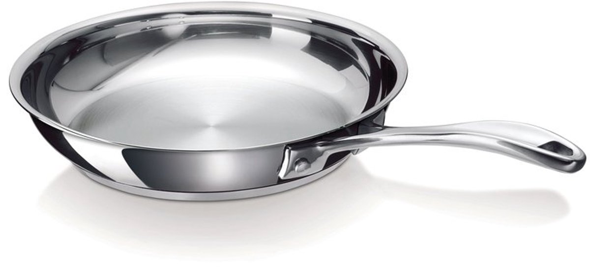 Beka Chef Pan - koekenpan Ø 26cm - RVS - PFAS-vrij - Geschikt voor inductie & vaatwasser