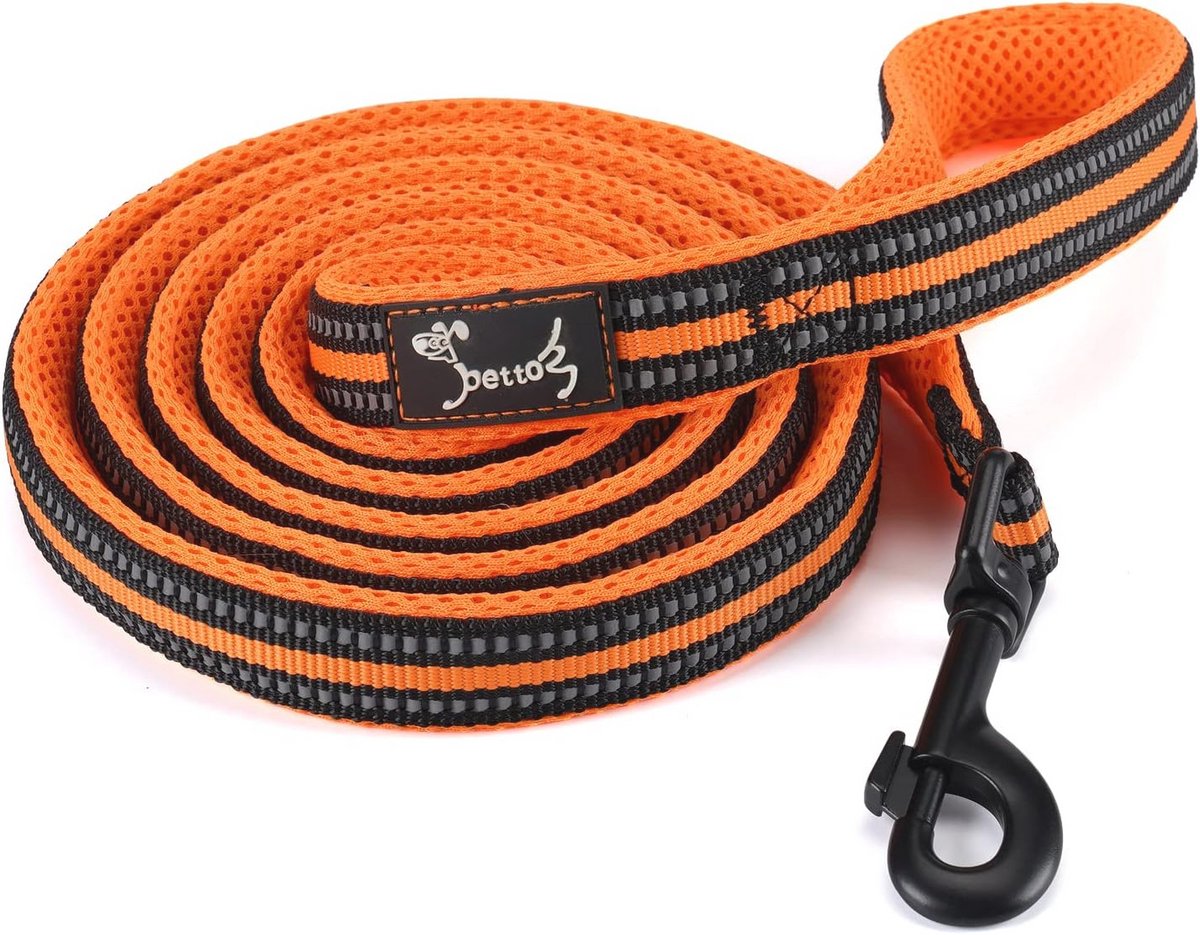 Veilige Reflecterende Hondenriem - Zachte Nylon Trainingslijn voor Grote en Kleine Honden - 200 cm