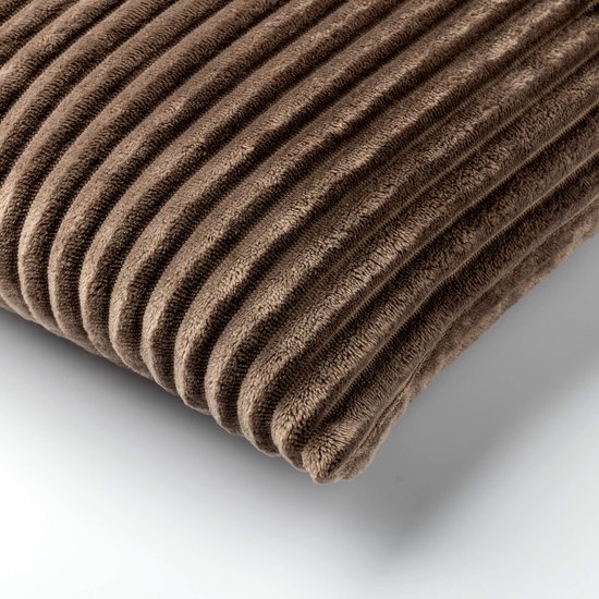 MART - Ensemble de coussins 4 pièces - coussins intérieurs inclus - 45x45 cm - marron, beige, taupe