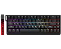 MADLIONS MAD 68 HE RGB - Gaming Keyboard (Toetsenbord) - 60% - 8KHz - 0.04mm Rapid Trigger - Magnetisch - RGB - PBT - 68 Toetsen - Side-Printed - Zwart