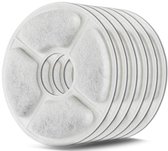 Auronic Drinkfontein Filters voor Auronic Drinkfontein AU3014 - 6 Stuks - Wit