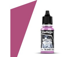 Vallejo Hobbyverf Acrylverf - 70958 Model Color Pink - Acryl Verf flesje - 17 ml