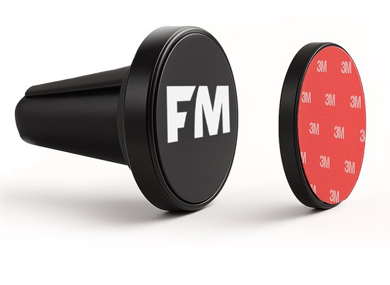 Flitsmeister Magnetische Houder voor Auto Ventilatierooster – Speciaal voor Flitsmeister ONE – Ook te Gebruiken als Telefoonhouder – Met Sterke 3M Magneetstrip