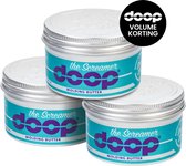 doop The Screamer 3X 100ml - Wax - Voordeelverpakking - Haarverzorging - Haarwax - Fiber Mud