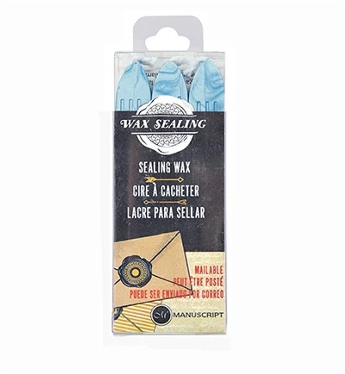 MSH7633BLU - Powder Blue - Sealing Wax with Wick