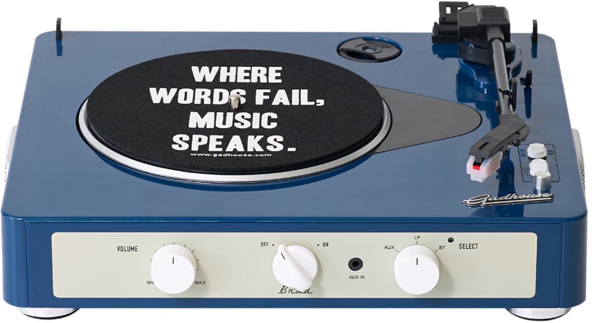 Gadhouse Brad Retro MK ll - Platenspeler - Marine