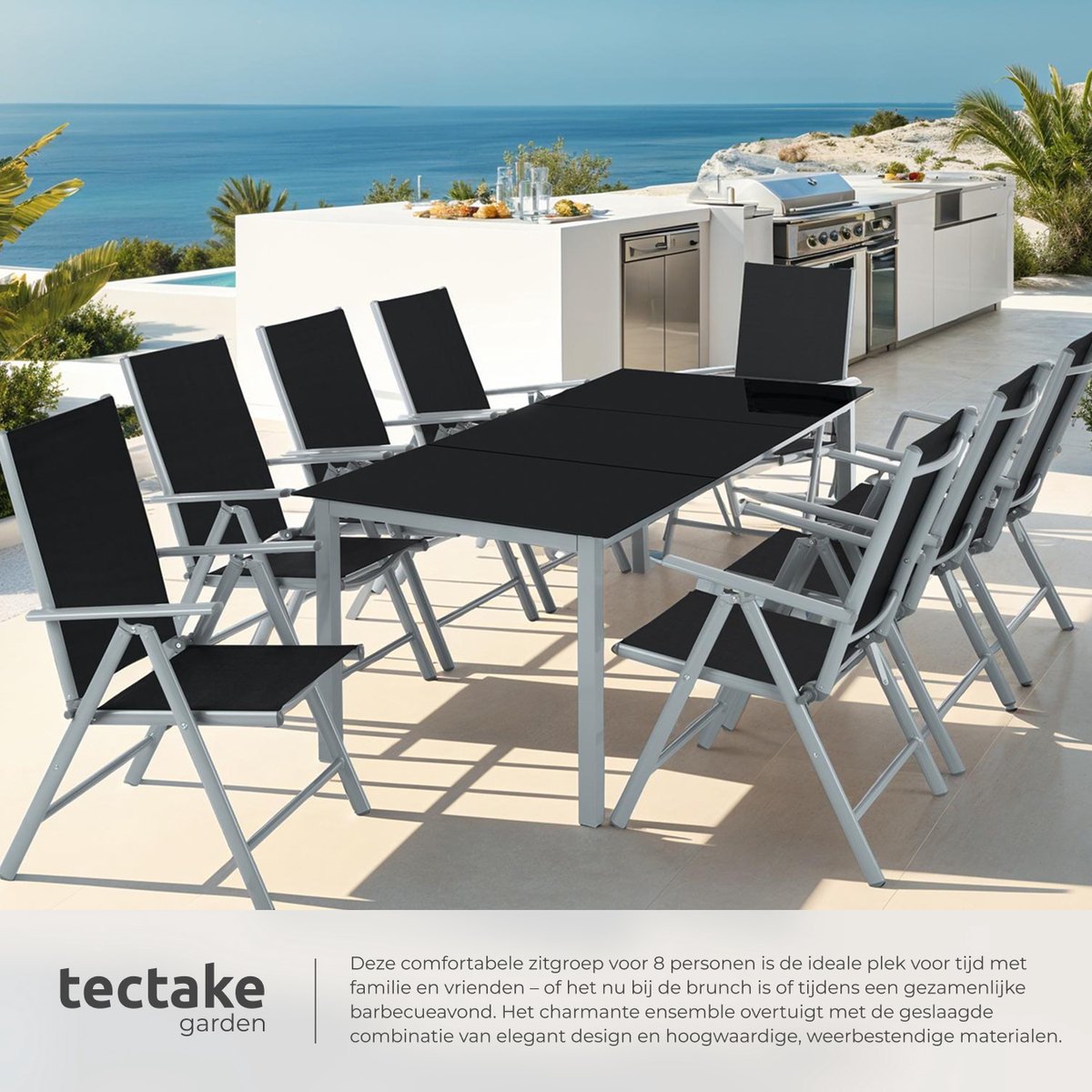 tectake tectake Tuinset Tuinmeubelset - afbeelding 3